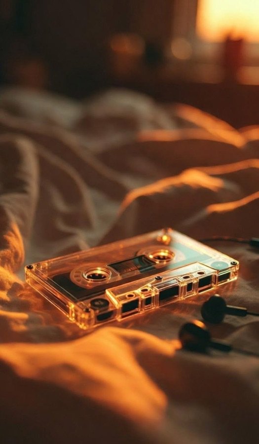 Cassette retro, ambiente del concierto